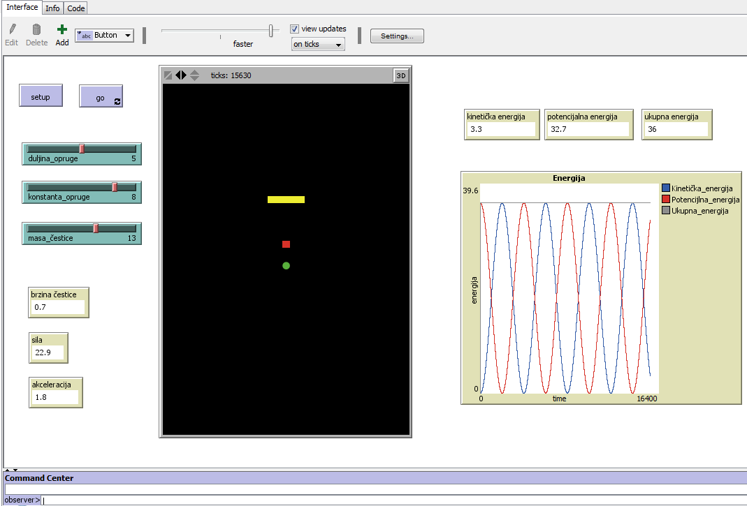Titranje čestice na opruzi preview image